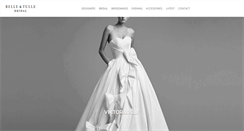 Desktop Screenshot of belleandtulle.com